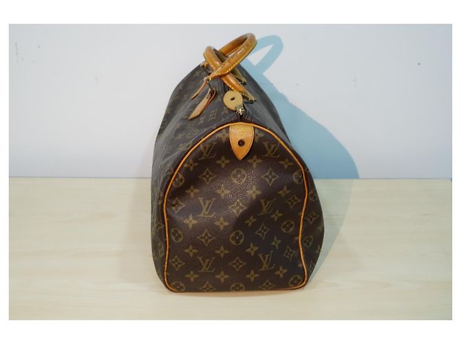 Louis Vuitton Monogram Canvas Speedy 40 Borsa Marrone - vista 6