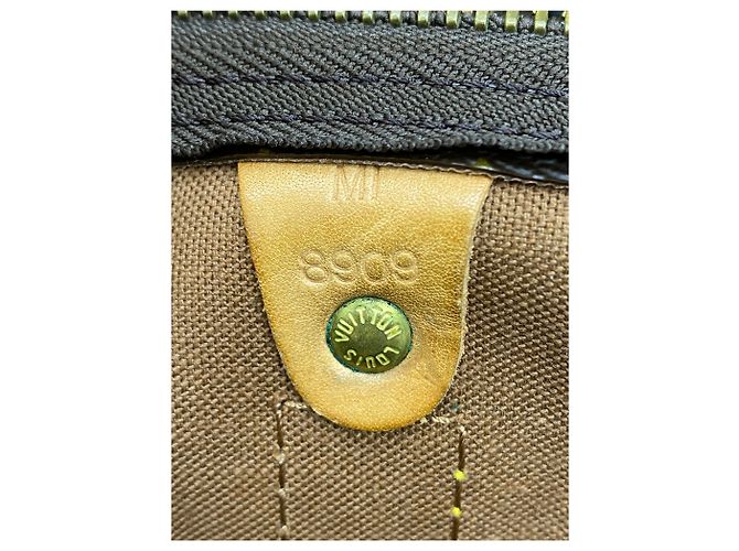 Louis Vuitton Keepall 50 TELA MONOGRAM TRAVEL Marrone - vista 10