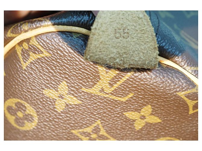 Louis Vuitton Keepall 50 TELA MONOGRAM TRAVEL Marrone - vista 6