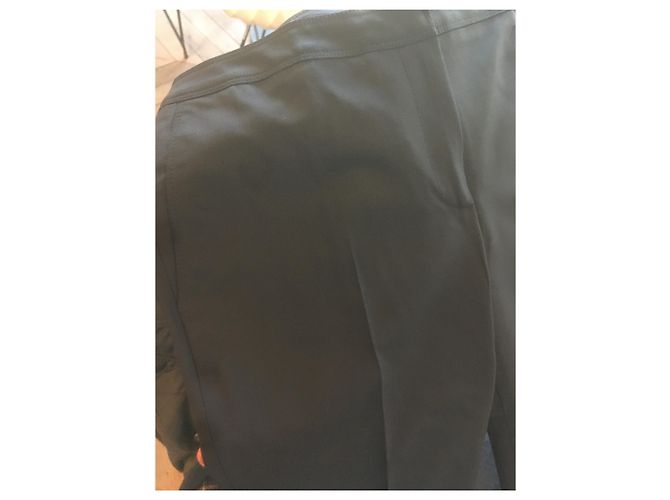 Burberry Pantalón recto de lana virgen negro - vista 2