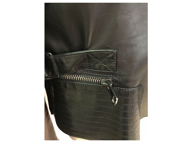 Chloé Lederjacke aus Lammfell schwarz - Ansicht 4