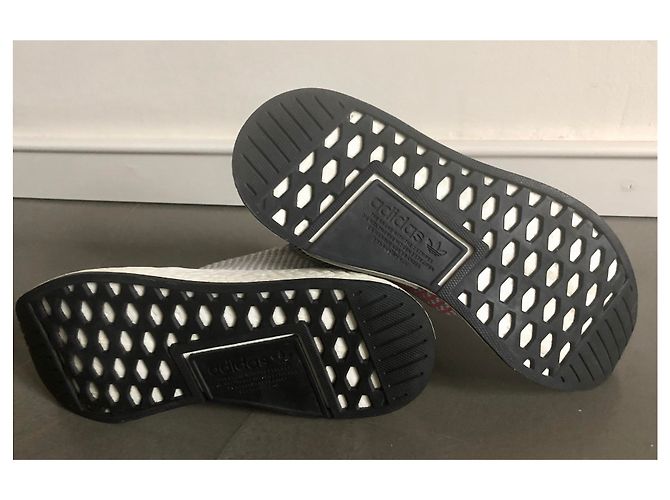 Adidas NMD slip-on grigio taglia 42 2/3 Nero Rosa Bianco - vista 10