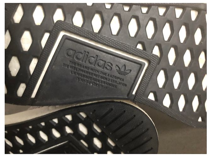 Adidas NMD slip-on grigio taglia 42 2/3 Nero Rosa Bianco - vista 11