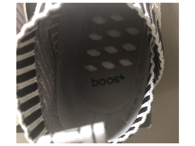 Adidas NMD slip-on grigio taglia 42 2/3 Nero Rosa Bianco - vista 7