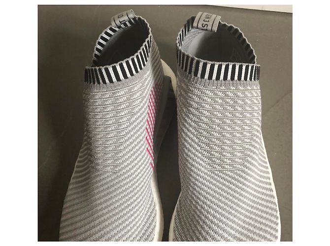 Adidas NMD slip-on grigio taglia 42 2/3 Nero Rosa Bianco - vista 9