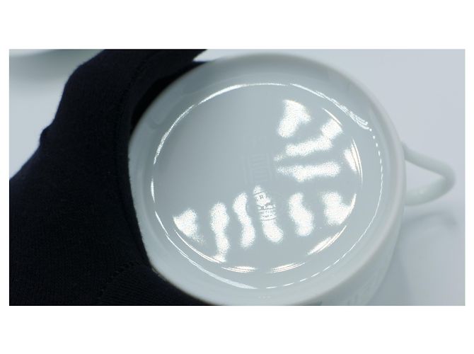 Hermès Tasse et soucoupe à thé Egee Blanc - vue 4