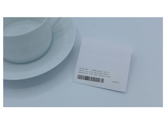 Hermès Tasse et soucoupe à thé Egee Blanc - vue 6