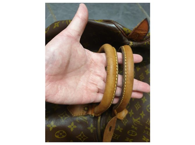 Borsa Louis Vuitton Speedy 40 Marrone in Tela e Pelle - vista 9