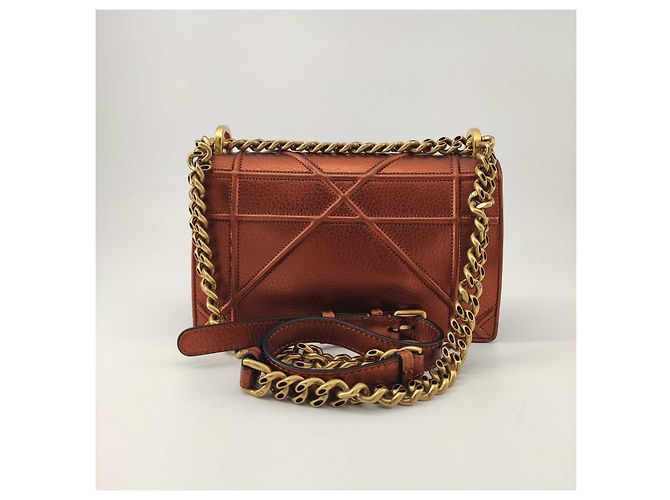 DIOR, Borsa a tracolla Diorama in pelle Rame - vista 3