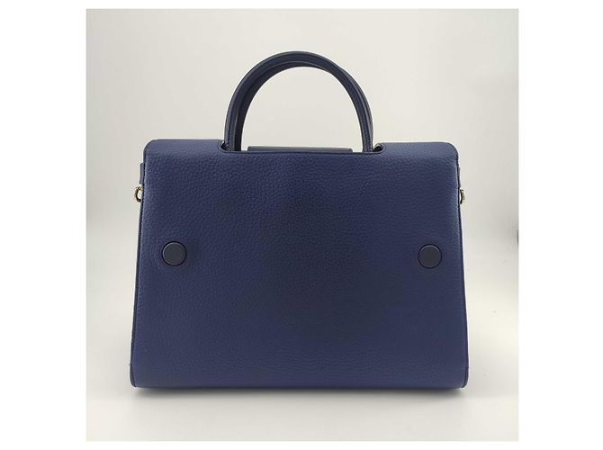 DIOR, Borsa a tracolla Diorever in pelle blu Blu navy - vista 3