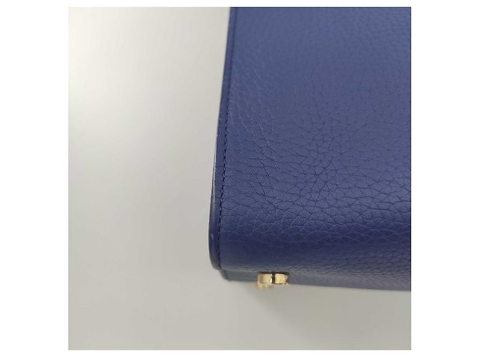 DIOR, Borsa a tracolla Diorever in pelle blu Blu navy - vista 9