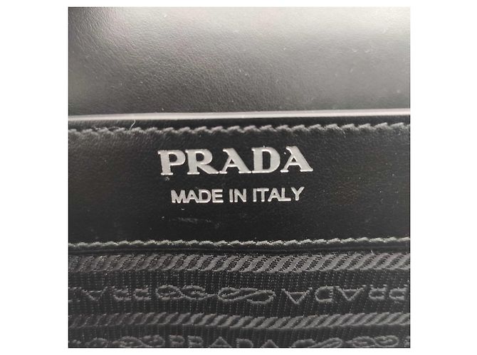 Prada, Nylon Umhängetasche Schwarz - Ansicht 12