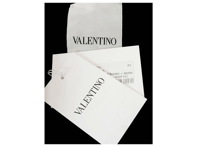 Valentino Black/White Stripe Mongolian Goat Fur & Leather Coat - view 9