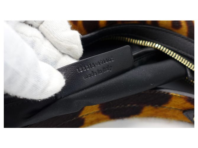 Borsa a tracolla Yves Saint Laurent Leopardata in Pelle Pony Hair - vista 6