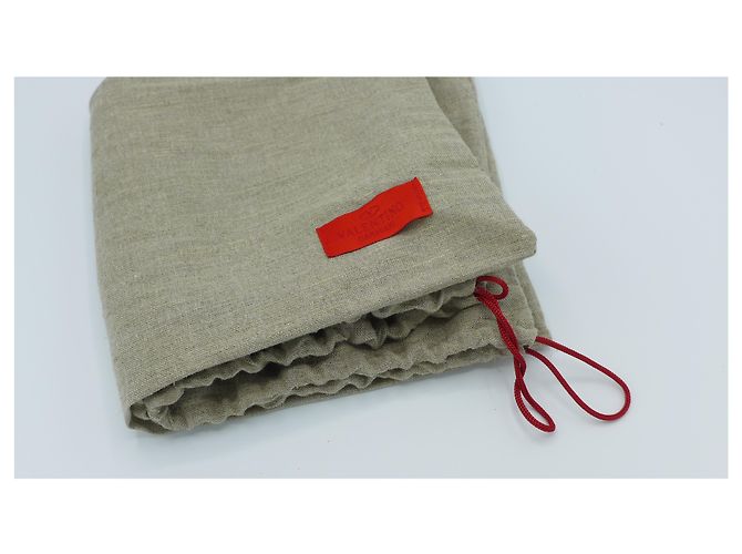 Borsa a tracolla Valentino Garavani in camoscio beige - vista 8