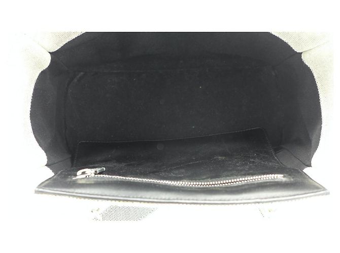 Borsa Chanel Camellia No.5 Grigia in Vernice Grigio - vista 8