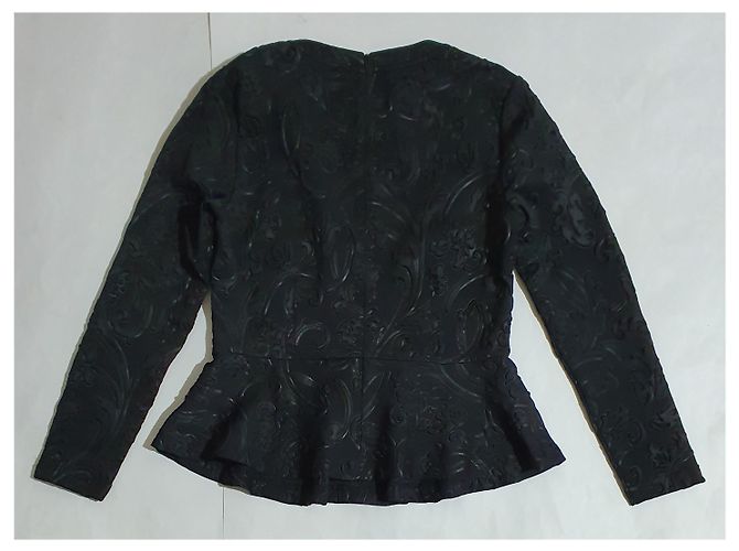 Baum und Pferdgarten Bluse Schwarz Polyester Größe L - Ansicht 5