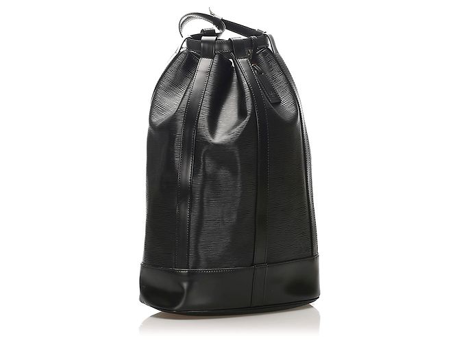 Louis Vuitton Black Epi Randonnee GM Schwarz - Ansicht 2