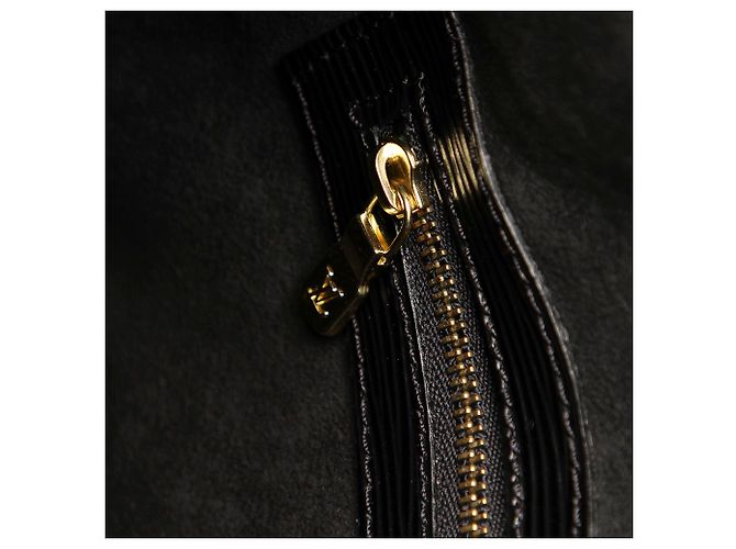 Louis Vuitton Black Epi Randonnee GM Schwarz - Ansicht 7