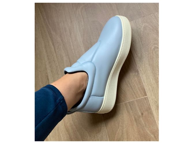 Céline Slip On Sneaker Leder hellblau Größe 40 - Ansicht 12