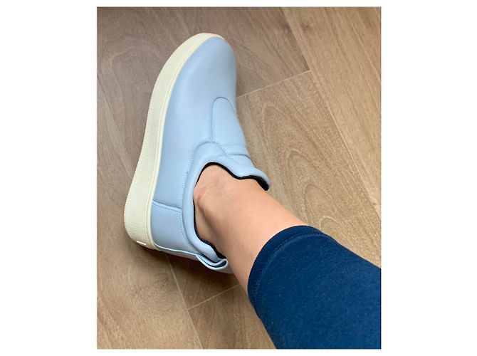 Céline Slip On Sneaker Leder hellblau Größe 40 - Ansicht 13