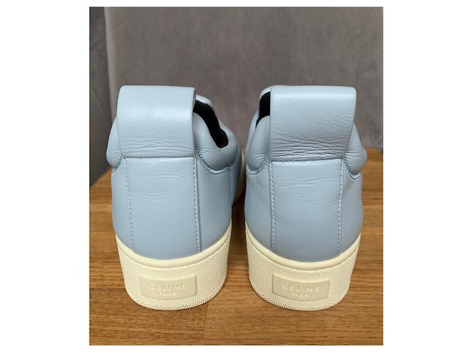 Céline Slip On Sneaker Leder hellblau Größe 40 - Ansicht 5