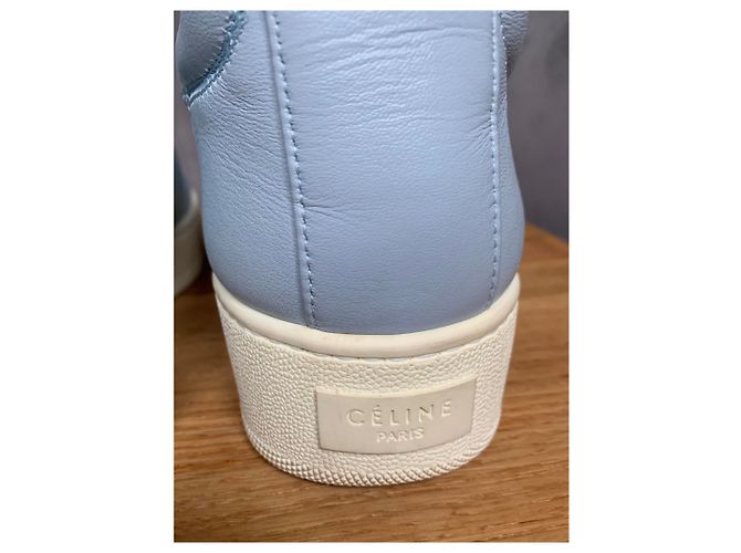 Céline Slip On Sneaker Leder hellblau Größe 40 - Ansicht 7