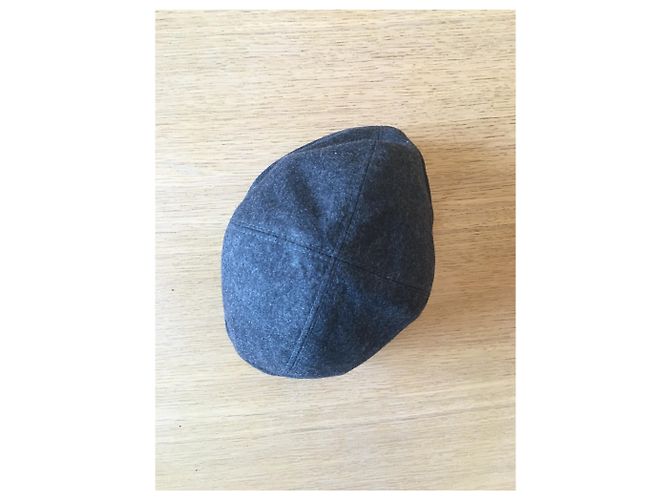 Hermès Motsch Wollfilz Bucket Hat Anthrazit Anthrazitgrau - Ansicht 4