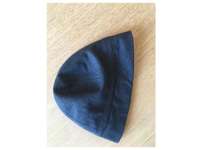 Hermès Motsch Wollfilz Bucket Hat Anthrazit Anthrazitgrau - Ansicht 5