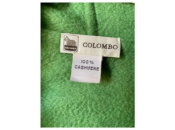 Colombo Excelente cárdigan estilo capa Verde Verde oliva - vista 4