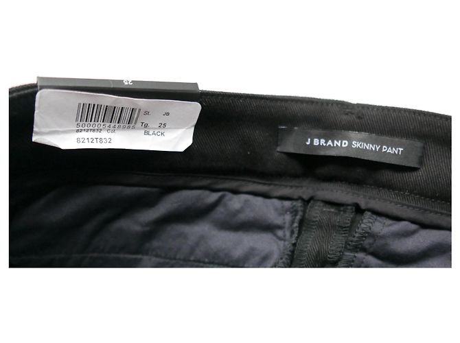 Vaqueros Skinny Pant J Brand Negros Algodón - vista 4