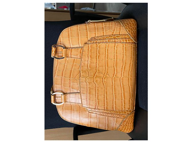 Borsa a mano Lancel Adjani in pelle gialla Giallo - vista 8