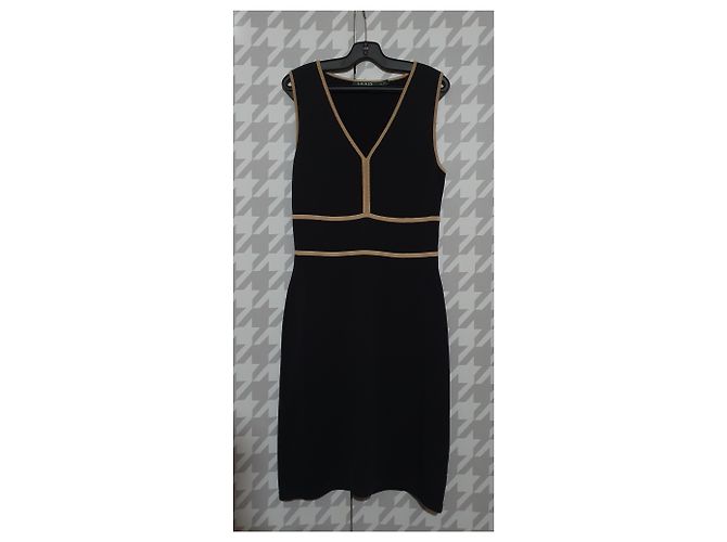 Ralph Lauren Kleid Schwarz Viskose M - Ansicht 3
