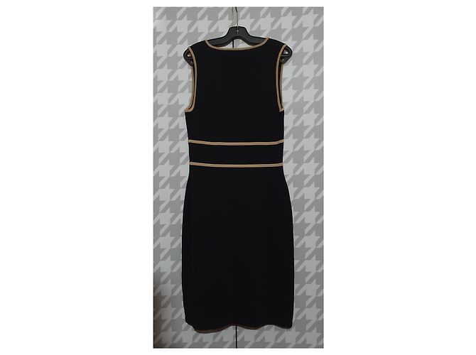 Ralph Lauren Kleid Schwarz Viskose M - Ansicht 4