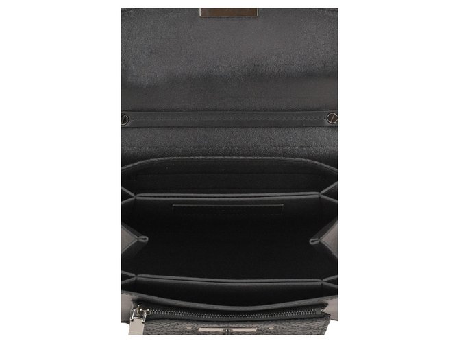 Borsa a tracolla Givenchy GV3 in pelle nera con borchie Nero - vista 5