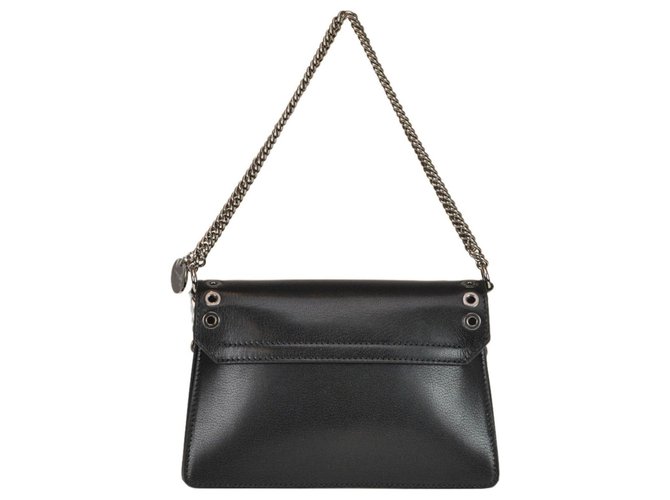 Borsa a tracolla Givenchy GV3 in pelle nera con borchie Nero - vista 6