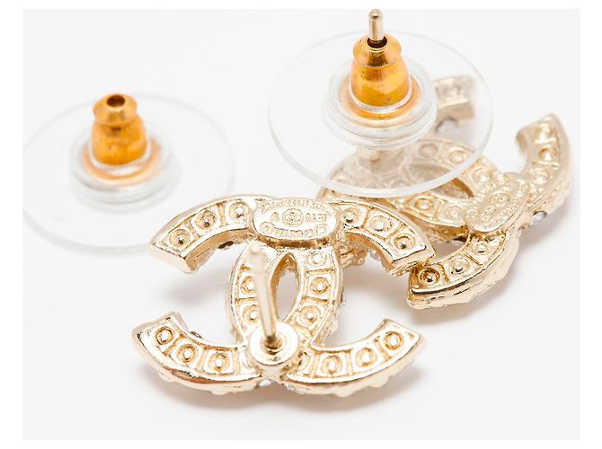 Chanel CC DIAMANTEN UND PERLEN Golden - Ansicht 4