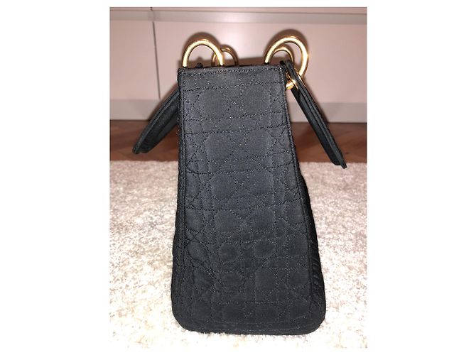 Christian Dior TELA CANNAGE LADY DIOR Nero - vista 3