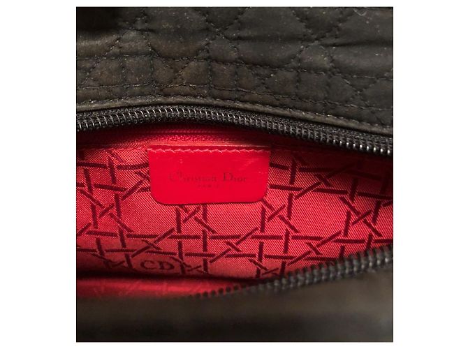Christian Dior TELA CANNAGE LADY DIOR Nero - vista 7