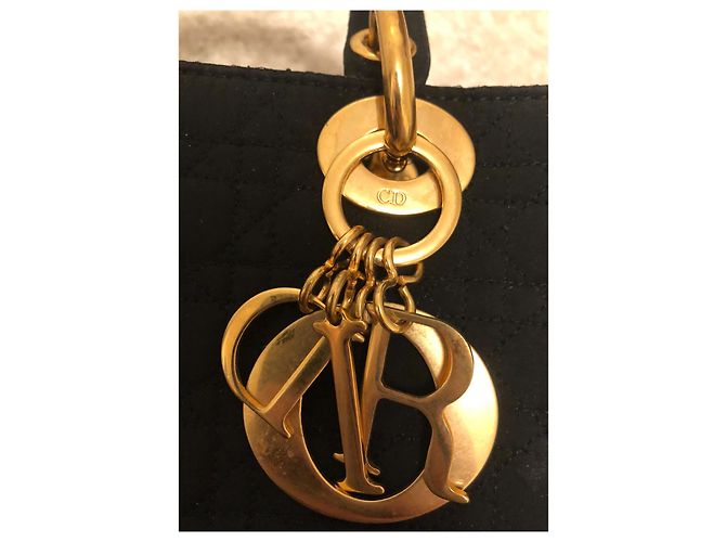 Christian Dior TELA CANNAGE LADY DIOR Nero - vista 9