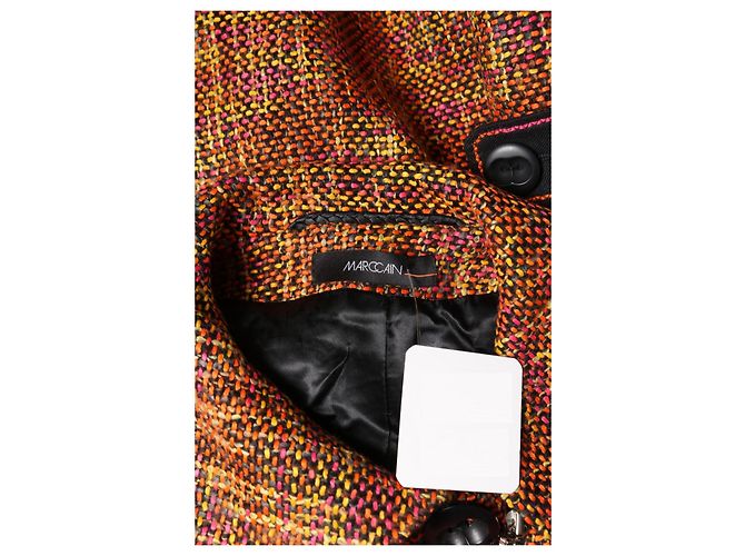 Marc Cain Tweed Coat Multi Color Wool Size M Multiple colors - view 4