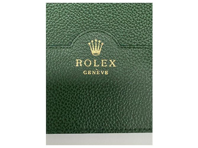 ROLEX GREEN LEATHER CARD HOLDER - view 3