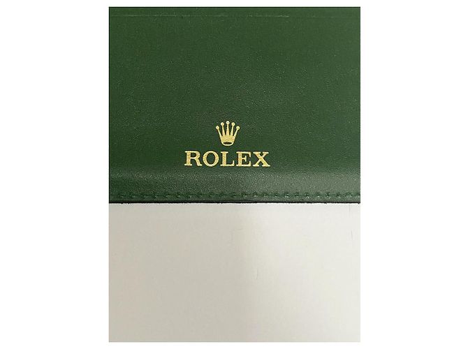 ROLEX GREEN LEATHER CARD HOLDER - view 2