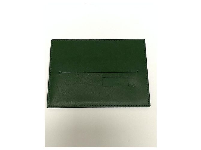 ROLEX GREEN LEATHER CARD HOLDER - view 3
