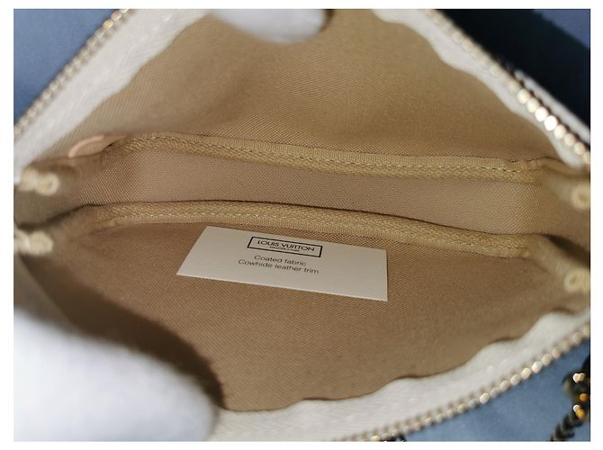 Louis Vuitton Mini Pochette accessori Azur Gold hardware - vista 9