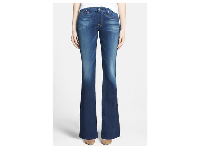 7 For All Mankind Tamaño de Lexie Bootcut 26 Azul - vista 2
