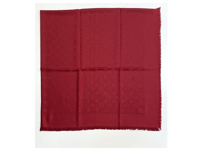 SCIALLE LOUIS VUITTON MONOGRAM POMME D'AMOUR M72237 Rosso - vista 2
