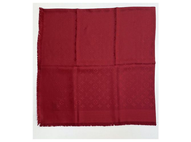 SCIALLE LOUIS VUITTON MONOGRAM POMME D'AMOUR M72237 Rosso - vista 3