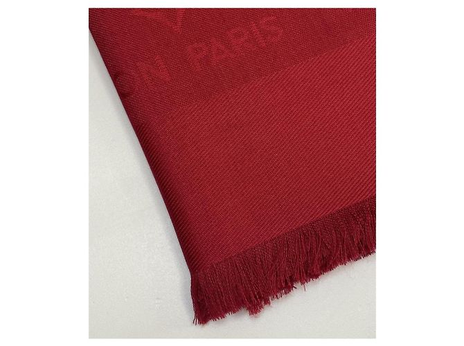 SCIALLE LOUIS VUITTON MONOGRAM POMME D'AMOUR M72237 Rosso - vista 5