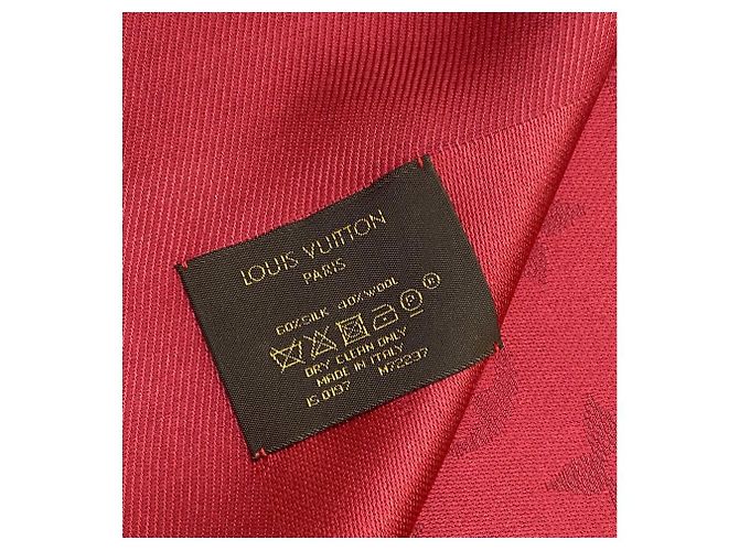 SCIALLE LOUIS VUITTON MONOGRAM POMME D'AMOUR M72237 Rosso - vista 6